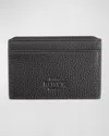 Royce New York Monogrammed Rfid Blocking Leather Card Wallet In Black
