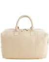 Royce New York Overnight Leather Duffel Bag In Brown