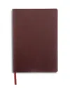 Royce New York Pebble Grain Contemporary Journal In Burgundy