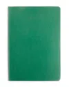 Royce New York Pebbled Leather Lined Journal In Dark Green