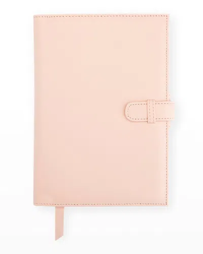 Royce New York Personalized Executive Leather Daily Planner In Light Pink