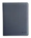 Royce New York Personalized Executive Leather Document Organizer Folder In Navy Blue