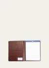Royce New York Personalized Executive Leather Writing Portfolio In Cognac