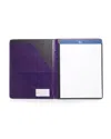 Royce New York Personalized Executive Leather Writing Portfolio In Purple
