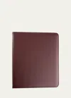 Royce New York Personalized Leather 1" Ring Binder In Burgundy