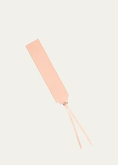 Royce New York Personalized Leather Bookmark In Light Pink