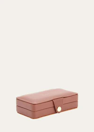 Royce New York Personalized Leather Manicure Grooming Kit In Tan