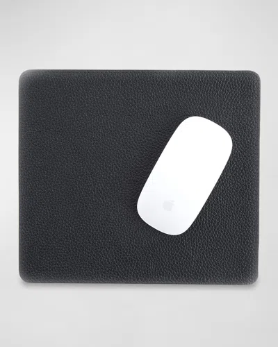 Royce New York Modern Leather Mouse Pad In Black