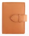 Royce New York Personalized Leather Playing Card Set Holder In Tan