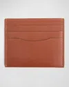 Royce New York Personalized Leather Rfid Blocking Minimalist Card Case In Tan