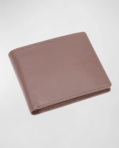 Royce New York Personalized Leather Rfid Blocking Trifold Wallet In Brown