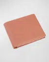 Royce New York Personalized Leather Rfid Blocking Trifold Wallet In Tan Pattern