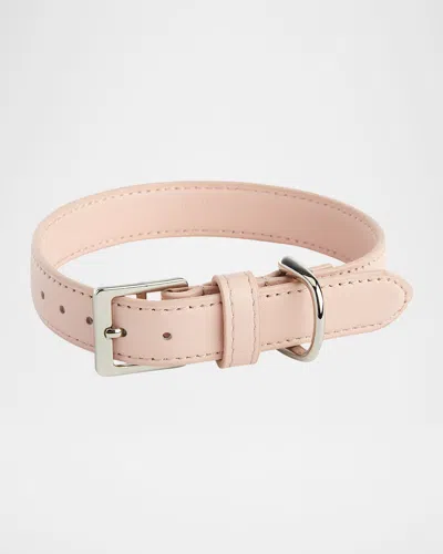 Royce New York Personalized Leather Small Dog Collar In Pink