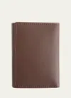 Royce New York Personalized Leather Trifold Wallet In Black Pattern