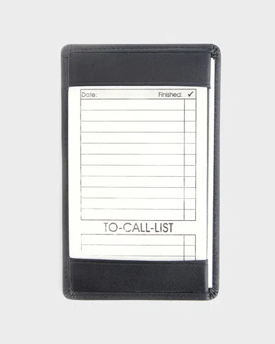 Royce New York Personalized Pocket Memo Jotter Pad In Black
