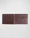 Royce New York Rfid Blocking Bifold Wallet In Black And Burgundy