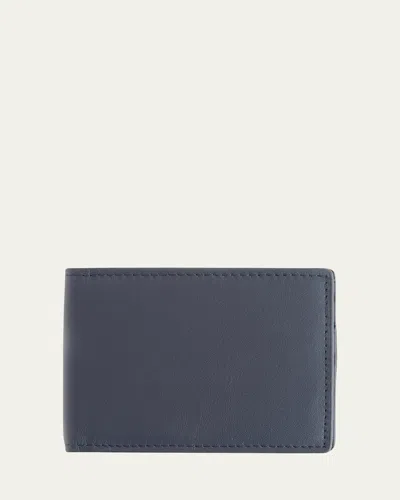 Royce New York Rfid Blocking Bifold Wallet In Blue