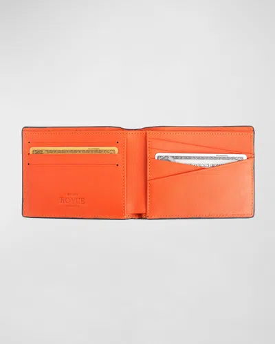 ROYCE NEW YORK RFID BLOCKING BIFOLD WALLET