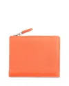 Royce New York Rfid-blocking Slim Bi-fold Leather Wallet In Orange