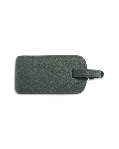 Royce New York Royce Leather Luggage Tag In Dark Green