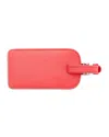 Royce New York Royce Leather Luggage Tag In Magenta