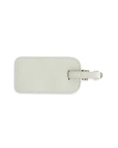 Royce New York Royce Leather Luggage Tag In Sage Green