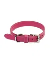 Royce New York Small Luxe Dog Collar In Bright Pink