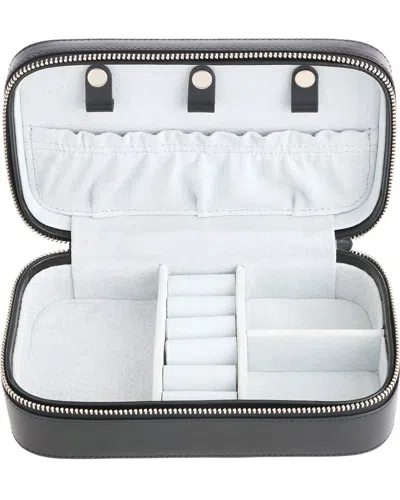 Royce New York Suede-lined Jewelry Box In Black