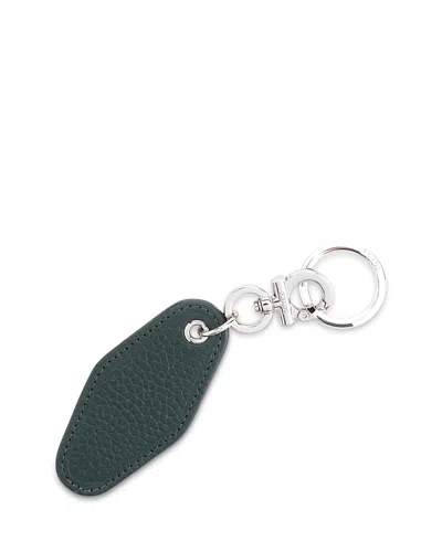 Royce New York Vintage Leather Hotel Style Keychain In Gold