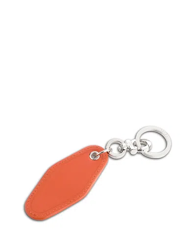 Royce New York Vintage Leather Hotel Style Keychain In Green