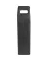 Royce New York Wine Champagne Leather Travel Tote In Black
