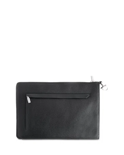 Royce New York Zippered Travel Portfolio Organizer In Black