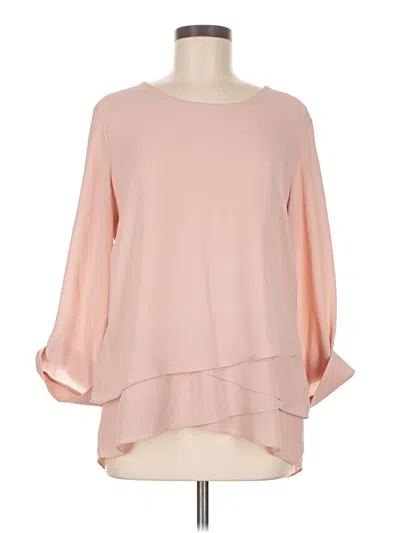 Pre-owned Roz & Ali 3/4 Sleeve T-shirt In Pink