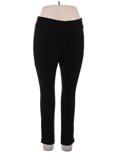 Pre-owned Roz & Ali Active Pants In Black