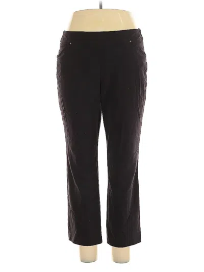 Pre-owned Roz & Ali Active Pants In Black