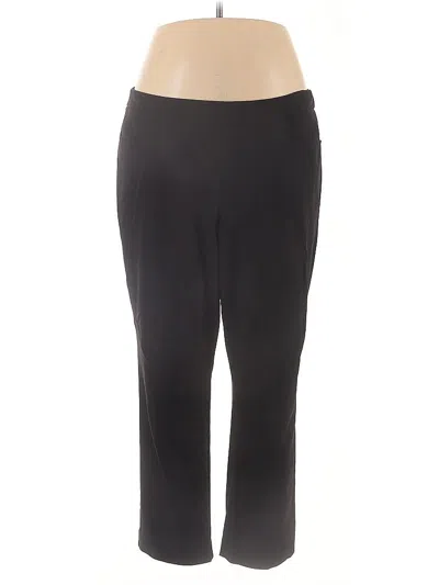 Pre-owned Roz & Ali Active Pants In Black