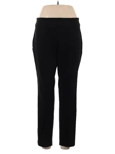 Pre-owned Roz & Ali Active Pants In Black