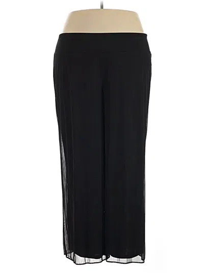 Pre-owned Roz & Ali Active Pants In Black