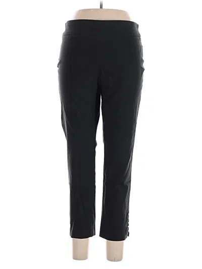 Pre-owned Roz & Ali Active Pants In Black