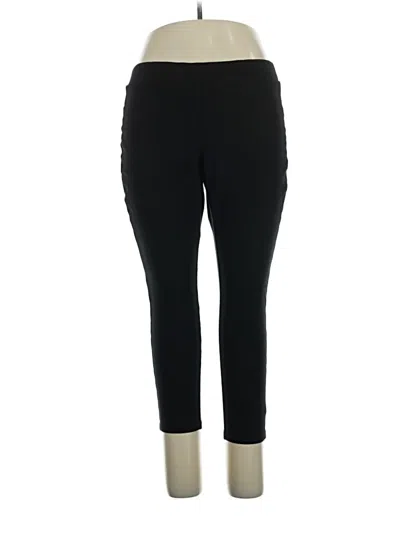 Pre-owned Roz & Ali Active Pants In Black