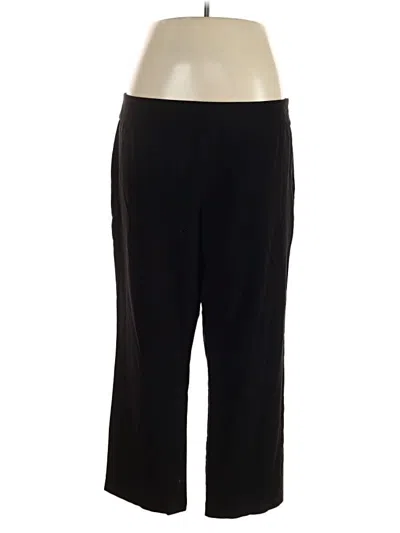 Pre-owned Roz & Ali Active Pants In Black