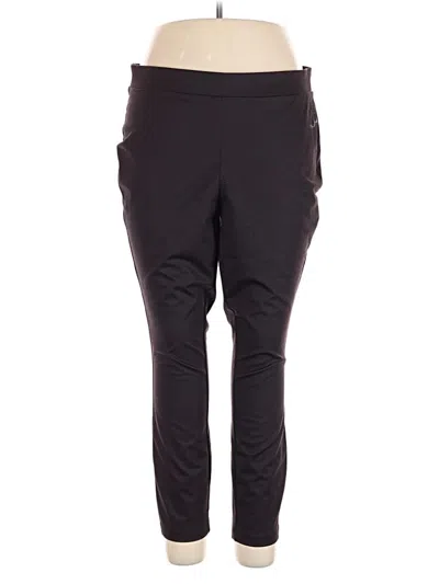 Pre-owned Roz & Ali Active Pants In Black
