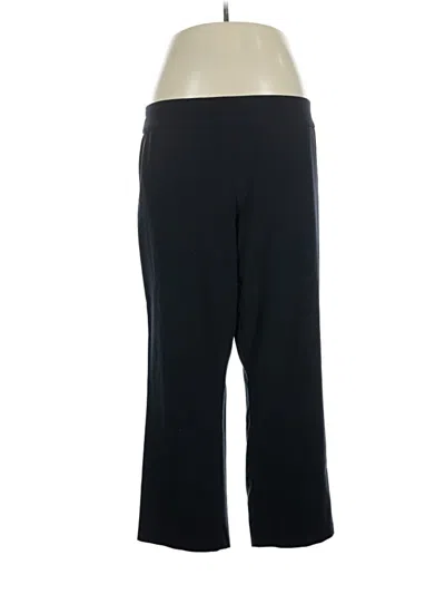 Pre-owned Roz & Ali Active Pants In Black