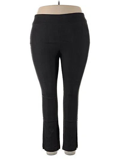 Pre-owned Roz & Ali Active Pants In Black