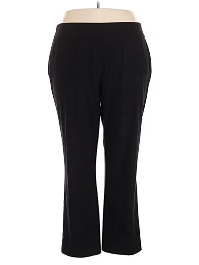 Pre-owned Roz & Ali Active Pants In Black