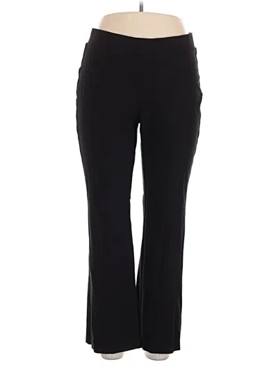 Pre-owned Roz & Ali Active Pants In Black