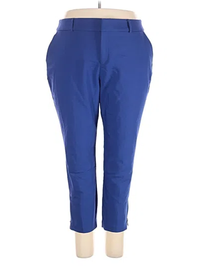 Pre-owned Roz & Ali Active Pants In Blue