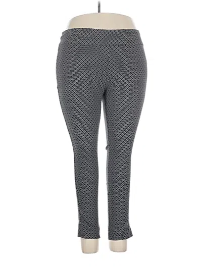 Pre-owned Roz & Ali Active Pants In Gray