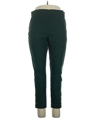Pre-owned Roz & Ali Active Pants In Green