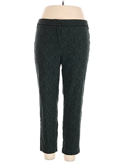 Pre-owned Roz & Ali Active Pants In Green